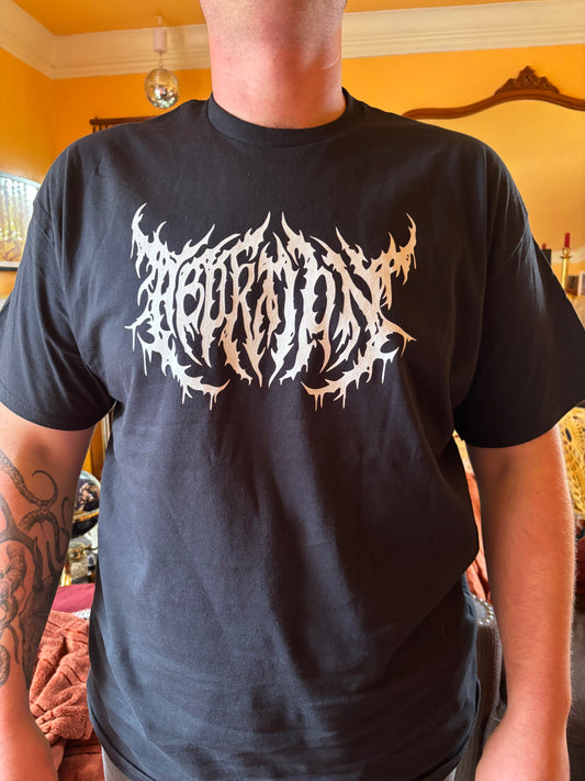 Abortion Metal Font T-shirt