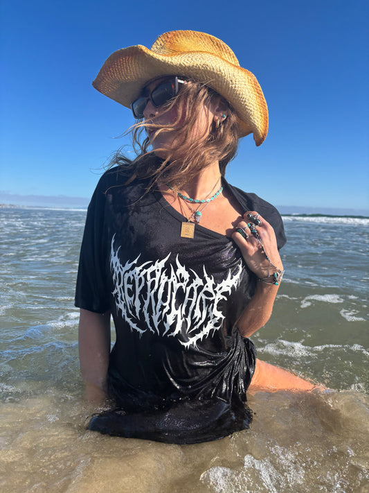 Reprocare Metal Font T-shirt