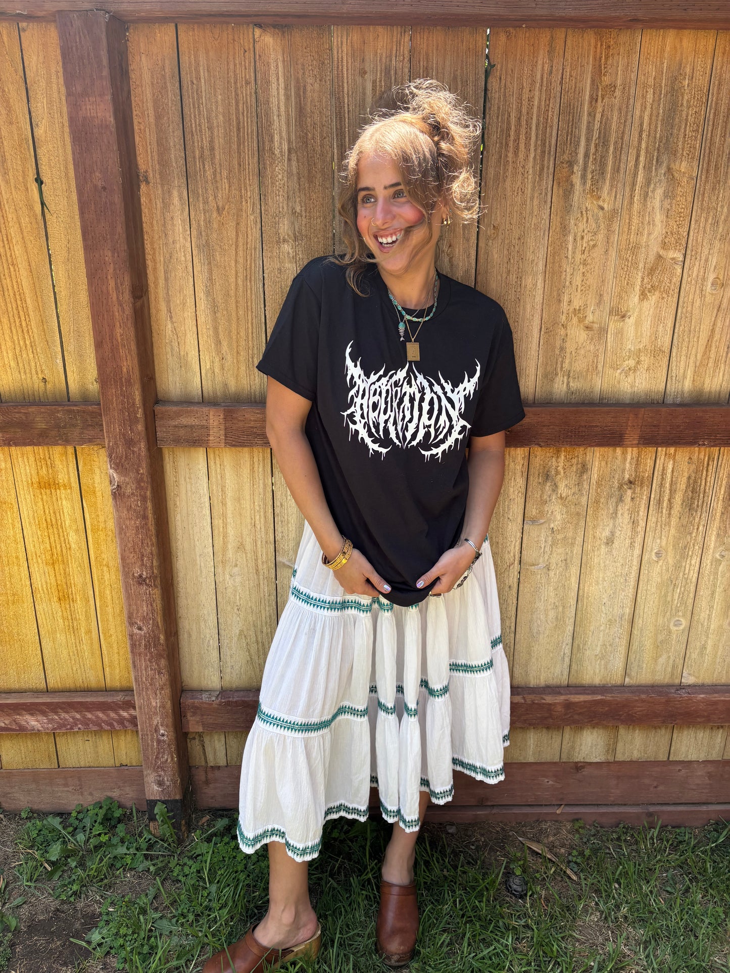 Abortion Metal Font T-shirt