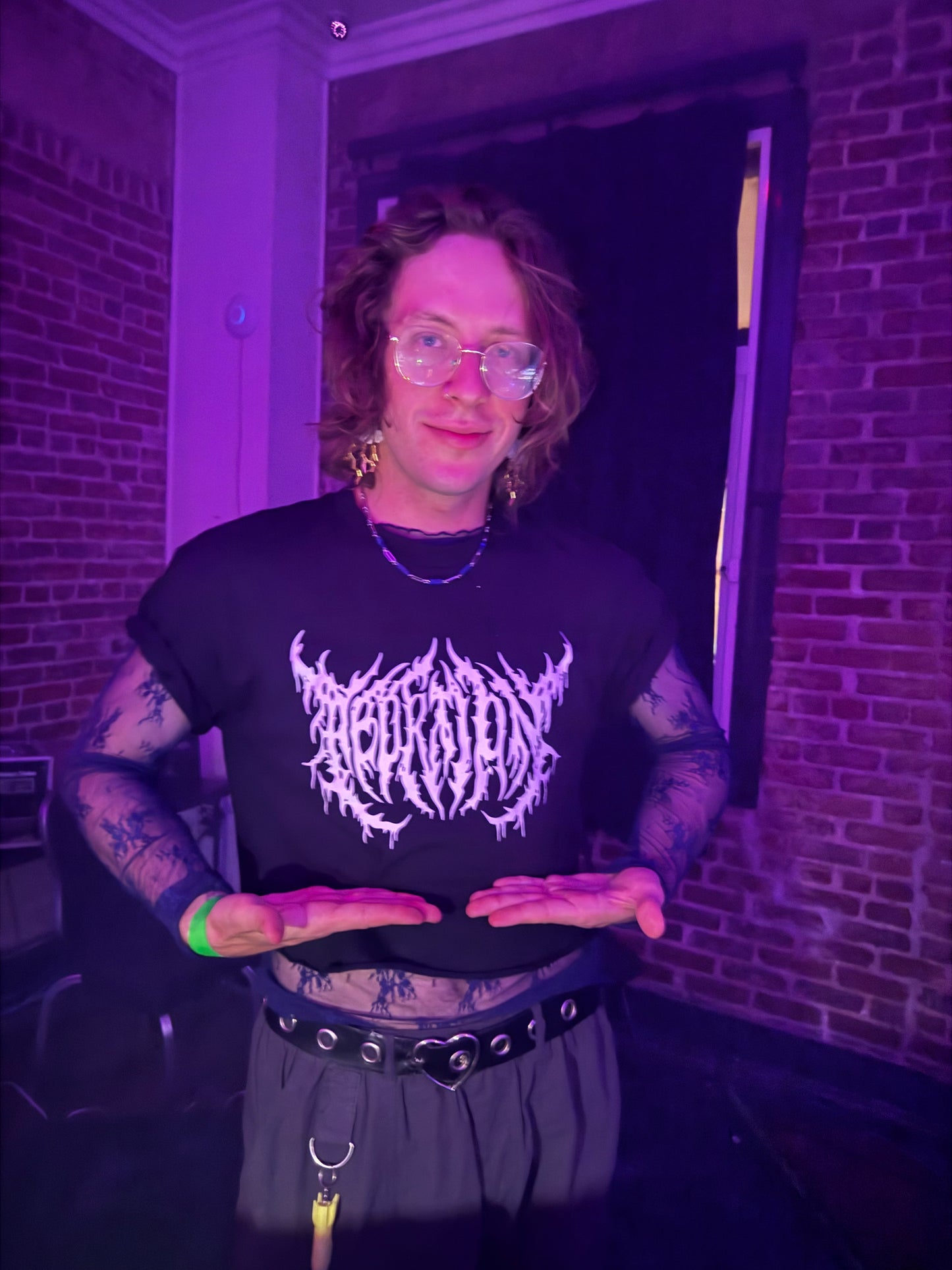 Abortion Metal Font T-shirt